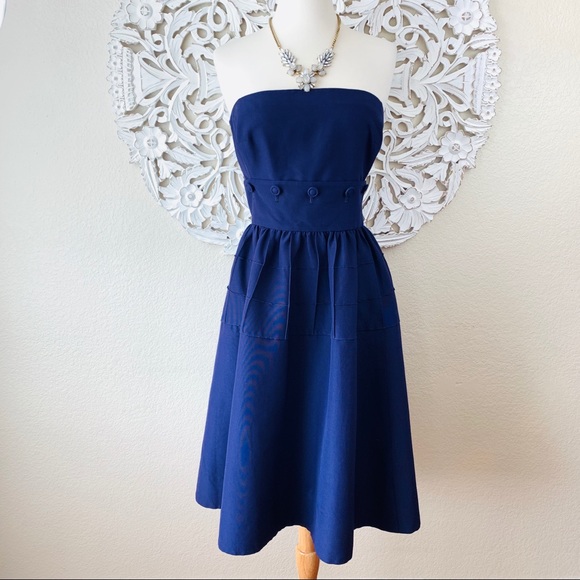 Anthropologie Dresses & Skirts - {Maeve} Button Belted 2-Piece Silk Dress